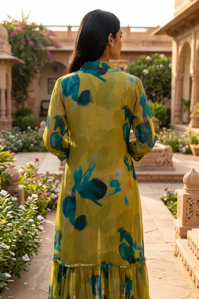 Featuring Artistic Watercolor-Inspired Floral Motifs
