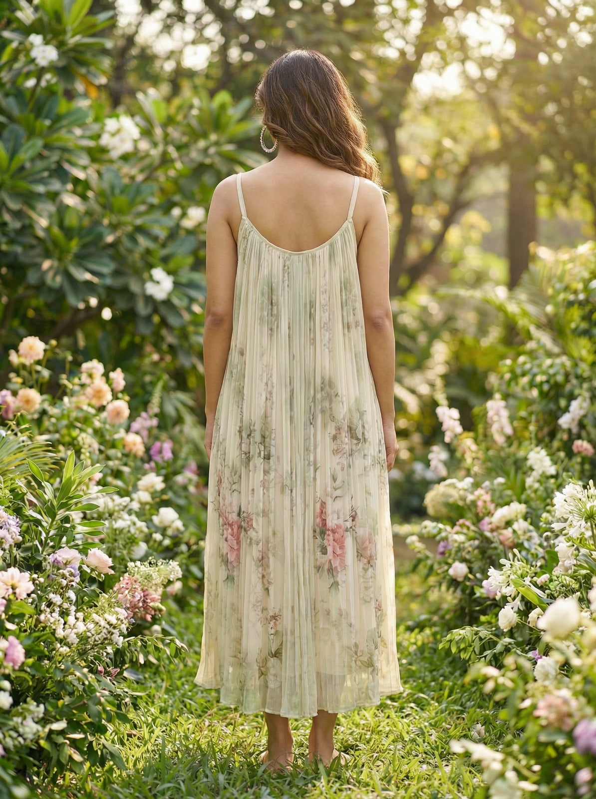 Chiffon Dress - White