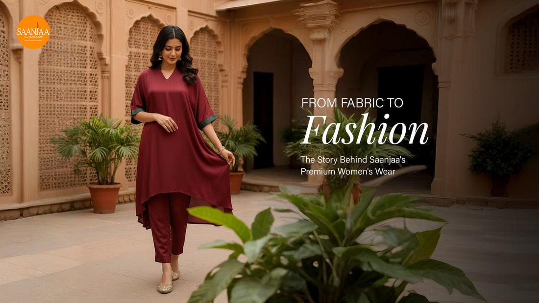 From Fabric to Fashion: The Story Behind Saanjaa's Premium Women's Wear 
