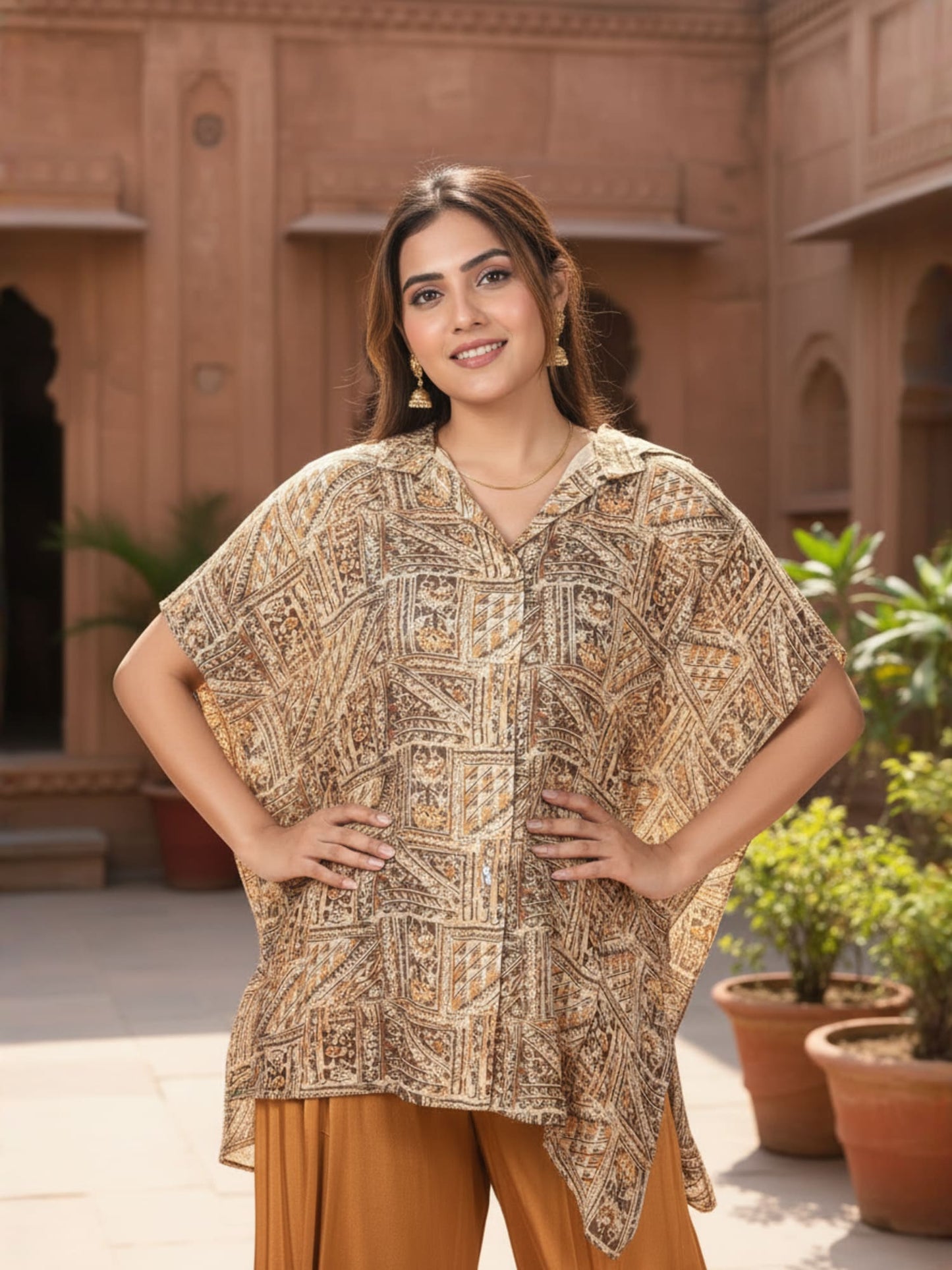 Yellow Printed Shirt