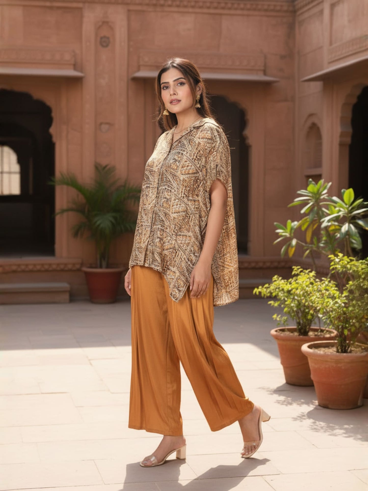 Yellow Printed Shirt