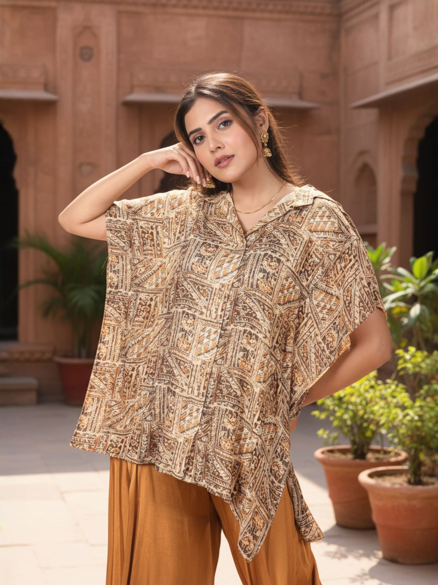 Yellow Printed Shirt