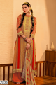 Beige Viscose Muslin Hand Embroidered Suit Set with Rust Palazzo - 3 Piece