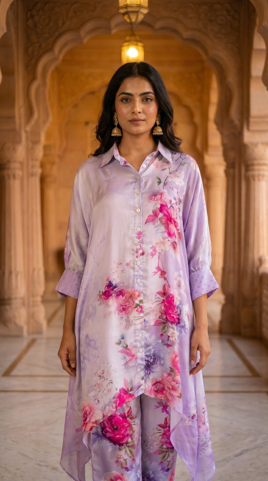 Lavender Bloom Floral Co-ord Set