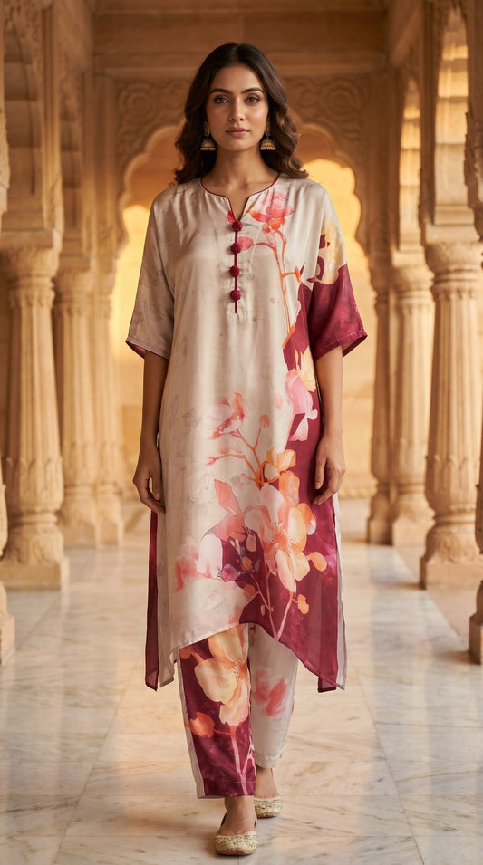 Blush Berry Orchid Co-ord Set