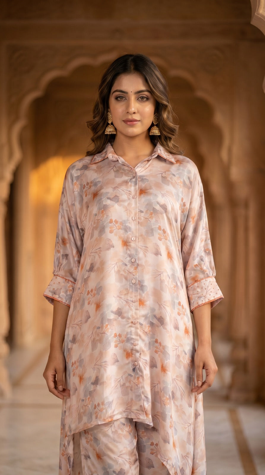 Blush Petal Floral Co-ord Set