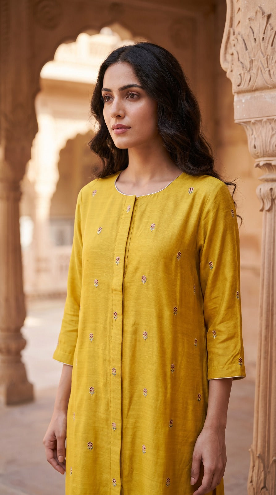 Slub Muslin kurta set
